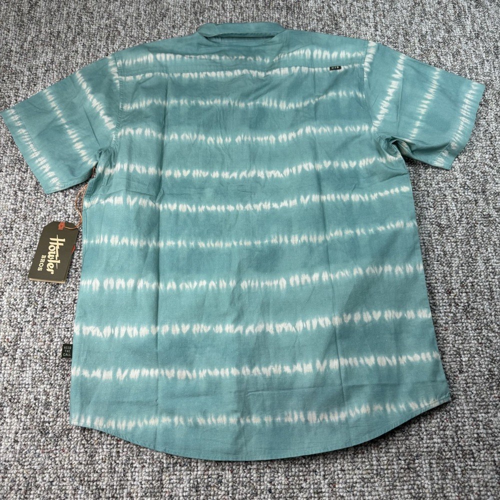 Howler Bros Shirt Mens Small San Gabriel Hazy Horizon Seaspray Short Sleeve Blue - Picture 12 of 13